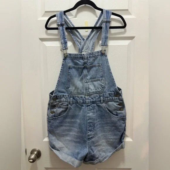 Free People We The Free Ziggy Shortalls - Picture 2 of 6